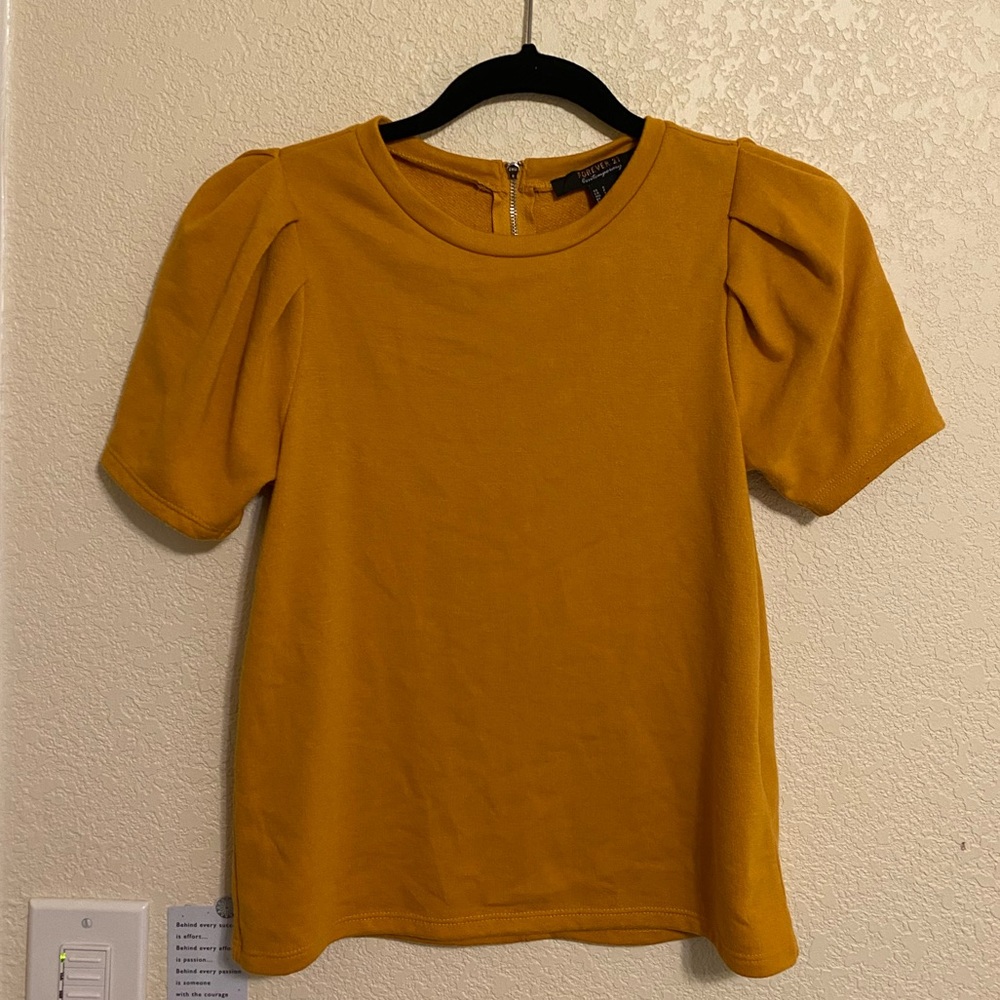 MUSTARD // blouse 🧡